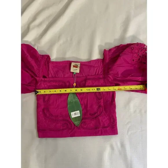 Farm Rio Lace Blouse NWT size medium - Picture 8 of 9